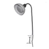 Lampes de table 20W E27 Lampe de bureau avec base de serrage et col de cygne réglable de 500 mm US Plug In Clip pour lit / placard Dortoir Lecture