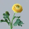 Dekorativa blommor Simulerade dagg Lotus Flower Decoration Artificial Plants Fake Silk Flores Christmas Wedding Home Simulation