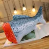 20 cm Pet Cats Dogs Catnip Fish Plush Chew Toys Simulation Delicious Kitten Interactive Soft Spela Scratch Resistent Toy285L