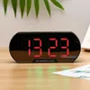 Desk Table Clocks Led Electronic Alarm Clock Night Light Mirror Silent Rechargeable Usb Lamp Bedside Room Decor Bedroom Decoration 230721