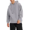 Men's Hoodies Winter H And Thick Hooded Solid Color Sweater Sweatshirt Men No Hood