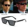 2023 NEW Classic Vintage Fashion Square Style Polarized Sunglasses Men Driving Brand Design Sun Glasses Oculos De Sol