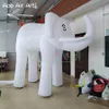 3m 10ftL Inflatable White Elephant Animal For Carnival Parade Outdoor Event Decorative