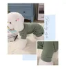 Hond Kleding Gebreide Overalls Voor Kleine Middelgrote Honden Vrouwelijke Pyjama Leuke Gedrukt Puppy Zweet Shirt Haarloze Kat Romper Teckel onesie