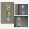 Lampada da parete DEBBY Nordic Creative Design Gold Apparecchi contemporanei Ottone LED Illuminazione per interni Sconce