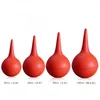 2pcs/lot Laboratory Tool Tool Rubber Air Blowing Wash Ear Ball Red 30/60/90/120ml