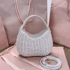 Bolso de diseñador de lujo para mujeres Versión de mimbre Bolso de hombro Real Crossbody Bag Bag Bags Linen Finización con billetera de bolsillo de bolsillo Bolsa de diseño casual con caja