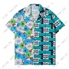 23SS Mens Casual Shirts Hawaii Floral Flowers Print Beach tShirts Designer Luxury Tshirt Casual Summer Silk Bowling Shirt Womens T-shirt XXXL 3XL