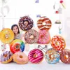 Pillow Round Chocolates Donut 40x40cm For Chair Sofa Car Seat Cushion Pillowcase Decorative Decor Kids Mat Case Christmas Gift224p