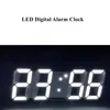 Wandklokken 3D LED Digitale Klok Decor Gloeiende Nachtmodus 3 Alarmen Elektronische Tafel 1224H voor Woonkamer 230721