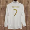 Real Madrids Retro Voetbalshirts BALE BenzEMA MODRIC Voetbalshirts Klassieke Camiseta Home Away RAUL R.CARLOS Shirt Lange Mouw 2013 2014