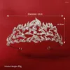 Headpieces Rhinestone Headband Acessórios para o cabelo do casamento Nupcial Luxo Headpiece Cristal Pérola Noiva Tiaras E Coroas Jóias Femininas