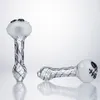 Chinafairprice Y282 Dab Rig Pipes en verre environ 4,33 pouces Style Halloween Cuillère à tabac Pipe à fumer