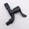 Bathroom Sink Faucets Black Knife Style Hanle G1/2 DN15 Washing Machine Connector Tap Bibcock Outdoor Garden Fast On Faucet