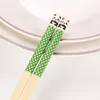 Chopsticks 5pcs/مجموعة الخيزران الباندا نقطة الخشب مطعم مطعم مطعم مقصف قابلة لإعادة الاستخدام لأرز عصي لحم البقر السوشي