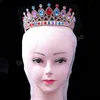 Diadème en cristal multicolore pour femmes filles mariage fête d'anniversaire mariée mariée couronne chapeaux bijoux de cheveux