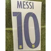 À collectionner 2015-2016 Lionel NAMESET Superstar #10 impression par transfert de chaleur personnaliser le numéro de nom Badge de football