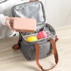 Lunch Bags Double Layer Thermal Lunch Bag Large Capacity Picnic Bento Box Meal Pouch Food Insulated Cooler Delivery Bags for Women Men Kids 230721