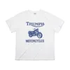 Camisetas de hombre Maden Workwear Retro motocicleta Graffiti estampado manga corta cuello redondo fino pequeño mercado camiseta 2023 verano camisetas gráficas