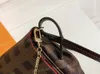Top quality designer Shoulder bag chain strap handbag Plaid Cross body purses Women's luxury Evening Bags totes vintage brown damier canvas handbag