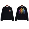 Mäns plus -hoodies tröjor på hösten / vintern 2022Acquard Knitting Machine E Anpassad JnLarged Detail Crew Neck Cotton R21s