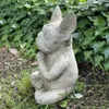 Decorazioni da giardino Statua di cane Zen Buddha Meditazione Bulldog Statua in resina Cane da meditazione Bulldog francese Statua Meditazione Seduta Decorazione da giardino 230721