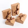 Spot Baked Cowhide Carton Moon Cake Pired Box Cookie New Nougat Egg Fashion Tart Packaging Box 1xc Q22684