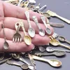 Charms 20/30/40Pcs Mixed Styles Cooking Spoon Fork Retro Random Kitchen Tool Supplies Pendant For Diy Necklaces Jewelry Making