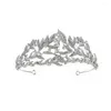 Headpieces Rhinestone Headband Acessórios para o cabelo do casamento Nupcial Luxo Headpiece Cristal Pérola Noiva Tiaras E Coroas Jóias Femininas