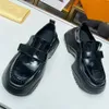 Archlight 2 0 Женская платформа Mens Loafer 1abi54 Reventing Cult Sneaker в качестве верхней верхней в застекленной кожаной волне с кожаной волной в черной резиновой моде