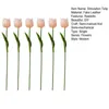 Decorative Flowers 6Pcs Artificial Tulips Realistic Beautiful Tulip Centerpiece Floral Arrangements Simulation For Home Weddings