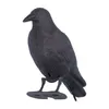 Garden Decorations Plastic Crow Hunting Decoys Garden Bird Deter Scarer Scarecrow Mice Pest Control Deterrent Repeller Decor For Bird Control Black 230721