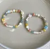 Strang Keramik Macaron Perlen Armband Chinesisch personalisiert Koreanisch Mädchen