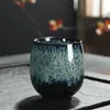 Tassen Untertassen Guofeng Kungfu Kreatives Farbverlaufsmarmormuster Keramik-Teetassen-Set Home Office Trinken Reisen Praktisch