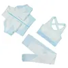 Active Sets Quick Drying Yoga Clothes Women Long Sleeved Fitness Clothing Exercise Cork Wheel Set Wine Glass