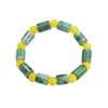 Strand 8 12mm Grade A Myanmar Jadéite Bracelet Hommes Femmes Guérison Gemstone Fine Jewelry Véritable Birmanie Naturelle Jades Bracelets Bracelets