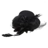 Headpieces Kids Fascinator Hats Girl Small Hat Tea Party Headdress Evening Fancy Dress Up Pography Props