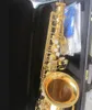 Saxofone alto profissional YAS-62 Chave de ouro Super instrumento musical Sax de ouro eletroforético de alta qualidade com estojo para presente