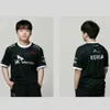 T-shirts pour hommes 2023 LOL T1 Maillot noir LCK SKT Faker Keria Zeus Oner Gumayusi T-shirt personnalisé Uniforme Hommes Femmes Fans E-Sport Hombre Top Tees