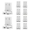 Pendant Lamps 10 Pcs Bulb Tube Socket T8 Light Accessary T8/T12 Lamp Holder Tombstone Household Holders White