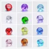 Crystal Geboortestenen Drijvende medaillon bedels Mix kleur 4mm rond glas 500st lot2574