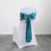 Schärpen 10/50/100 teile/los Satin Stuhl Schärpen Bogen Hochzeit Stuhl Knoten Band DIY Krawatten Für Party Event el Bankett Stuhl Dekorationen 230721