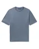 デザイナーの男性TシャツロロピアナメンズブルーフィリオンカシミアとシルクブレンドTシャツ短袖トップ夏のTシャツ