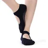 Calzini da donna Yoga Grip Barre Pilates Balletto Calzini da ballo Antiscivolo Skid Cotone Caviglia Scarpe con punta sportiva Taglia unica 5-10 12pair3186