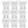 Pendant Lamps 10 Pcs Bulb Tube Socket T8 Light Accessary T8/T12 Lamp Holder Tombstone Household Holders White