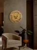 Стеновая лампа Nordic золотые круглые роскошные лампы гостиной