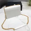 2023 Luxury bag designer bags Shoulder Handbags Leather Fashion Classic Envelope Chain bag Gold Silver Sign Y Letter Woman caviar crossbody black wallet Alligator