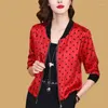 Women's Jackets Chiffon Sunscreen Clothing For Women 2023 Summer Korean Versatile Dot Cardigan Lightweight Long Sleeve Coat