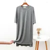 Women's Sleepwear Fdfklak Loose Nightdress Summer Fashion Home Dress Vomfortable Short Sleeve Nightgown Lady Lounge Wear