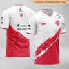 Heren T-shirts Uniform Jerseys Aangepaste naam Fans T-shirt voor mannen Vrouwen Custom ID Tees Shirt Topkwaliteit Polen Lol CSGO Team G2 E-sports